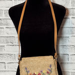 Cherokee  Tan Crossbody Bag with Floral Embroidery‎ Photo 0