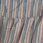 Sonoma Striped linen blend tank Mini Dress striped rainbow L vacation summer Photo 8