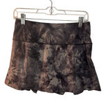 Black Tie Dye Athletic Skirt Photo 0
