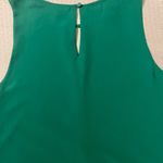 Naked Zebra Green Sleeveless Blouse - Size Small - Gently Used Photo 3