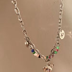 Patchwork Heart Necklace Photo 0