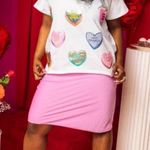 NWT Queen of Sparkles Positive Candy Heart Tee Photo 1