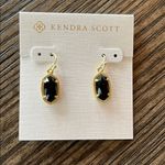Kendra Scott Lee Earrings in Black Glass NEW Photo 0