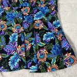 Swim Solutions Tankini Top Swimsuit size 8 Boho Paisley V Neck Underwire NEW Blue Photo 13