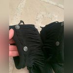 Minnetonka Women's Hi Top Back Zip in black suede 7.5 boho winter fringe retro Photo 5