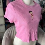Betty Boop  Pink crop top Photo 1