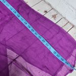 J.Crew ‎ Gwyneth layered slip skirt crinkle chiffon Neon Vibrant Purple XXS NWT Photo 7