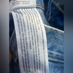 Abercrombie & Fitch High Rise Barrel Jean with vertical seams in a light wash Photo 10