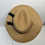 Torrid  Natural Straw Panama Hat Wide Brim Ribbon Detail Summer Travel Vacation Photo 4