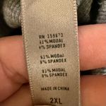 SKIMS  Ribbed Lounge Pants Size 2XL Gray Straight Leg Photo 6