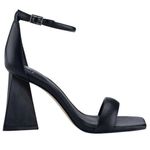 Marc Fisher Black‎ Denny Heeled Sandal Triangle heel size 9.5 Photo 0