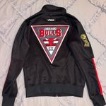 Nba Bulls Jacket  Black Chicago Zip-Up Photo 1