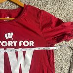 🦋Wisconsin Badgers Red 'Victory for UW' T Photo 4