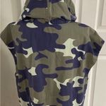 Offline by Aerie Jacket Vest Cargo Sleeveless Camouflage Large Women’s New NWT Blue Photo 3