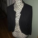 ZARA Women's Long Sleeve Open Front Cardigan Sweater Solid Black Size Small Photo 2