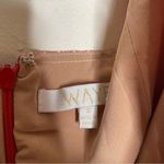 WAYF  Corset Red Striped Puff‎ Sleeve Off Shoulder Mini Dress Photo 10