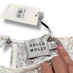 Hello Molly ‎ Downtown Diva Lace Bubble Mini Dress White Photo 3