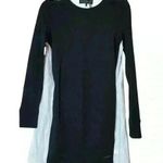 Donna Karan  Active Black and White Sweatshirt Front/Dress Shirt Back Dress Small Photo 0