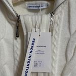 Person Intention 💖 NWT  Off White Sleeveless Turtleneck Sweater Photo 4