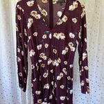 Kendall + Kylie Floral Choker Elastic Waist Side Pockets Back Zip Romper S Photo 1