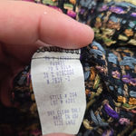 Vintage Giancarlo Ferrari Silk Blend Multicolor Boucle Tweed Jacket Size Large Purple Photo 7