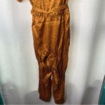 Joie  Revolve leopard print tau copper faux wrap jumpsuit celebrity‎ favorite Photo 9
