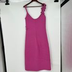 Amur Allegra crochet Floral Knit Midi pink pearl sleeveless pullover size large Photo 4