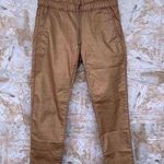 Bevy Flog golden tan drawstring pants size 28 Photo 0