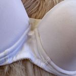 Vassarette Vintage 36D Strapless Bra White 74239 Smoothing Nylon Blend Photo 13