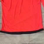 Avia women S Longsleeve Crewneck activewear top w/mesh side sleeves orange/black Photo 8