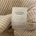 Lulus Thermal Shirt Womens XS Pullover Waffle Knit Top Long Sleeve Beige Photo 6