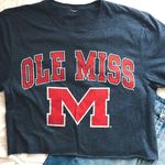 Cropped Ole Miss Tee Blue Photo 0