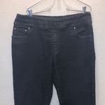 Blair  Women's Casual Comfortable Pants Size 16PT Stretch Black Elastic Waist Photo 1