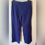 Elie Tahari  Women’s Navy Blue Button Detail Size Zip Pants Size 6 Photo 1
