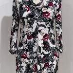 White House | Black Market Women's Floral Paisley Cowl Neck Tunic Shirt Size S Photo 0