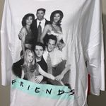 Friends large pajama top crewneck drop shoulder White Photo 4