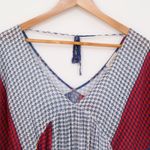 Velzera Boho Beachy‎ Patchwork Midi Dress Womens M Summer Vacation Comfort Poolside Photo 2