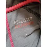Hollister  California Women Large 1/4 Zip Jacket Pullover Athletic Stretch Pocket Photo 2