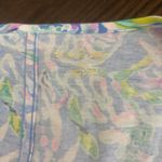 Lilly Pulitzer  3/4 sleeve pullover shift dress XS Beach Tropical 100% Cotton Photo 5