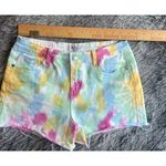 Judy Blue  Tie Dye Mid Rise Stretch Cut Off Shorts Size M 30" Waist 3 1/2" Inseam Photo 4