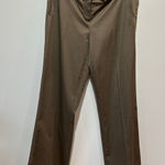 BCBG Maxazria dress pants size 10 brown wide leg work office Photo 0