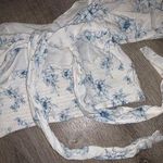 Lottie Moss White Blouse/Blue Flowers Small Photo 6