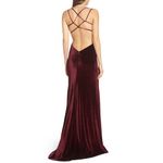 La Femme 24317 Velvet Sweetheart Neck Strappy Back Gown Photo 1