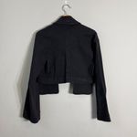Ioanna Kourbela Basics Cropped Denim Jacket Women's Small Black Designer NWOT Photo 2
