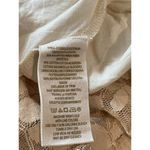 Free People Cream 3/4 Sleeve Lace Overlay V-shaped Fit & Flare A-line Dress 2 Photo 10