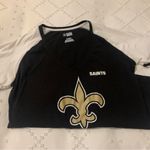 NFL Ladies  Team Apparel New Orleans Saints Shirt Size XL Short Sleeve Photo 1