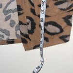 Maurice's Tan & Gray Leopard Print Plush Open Front Cardigan Photo 7
