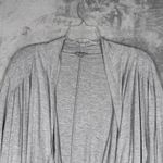 J. Jill Sweater Womens XL Heather Gray Open Cardigan‎ Neutral Minimalist Preppy Photo 3