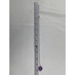 SU CH SKU 7850 Heart Shaped Purple and Pink Crystal Pendant Necklace Photo 2