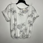 MELLODAY white black floral blouse women's size medium elastic waist
Business Photo 0
